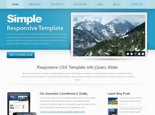 Preview simple - FREE HTML CSS JavaScript Template