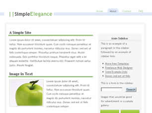 Preview simpleelegance - FREE HTML CSS JavaScript Template