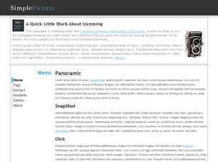 Preview simplepicture - FREE HTML CSS JavaScript Template