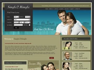 Preview single 2 mingle - FREE HTML CSS JavaScript Template