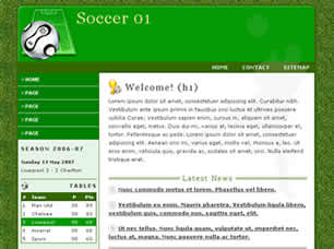 Preview soccer 01 - FREE HTML CSS JavaScript Template