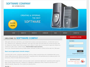 Preview software company - FREE HTML CSS JavaScript Template