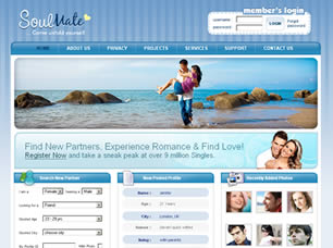 Preview soulmate - FREE HTML CSS JavaScript Template