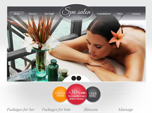 Preview spa salon - FREE HTML CSS JavaScript Template