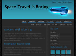 Preview space travel is boring - FREE HTML CSS JavaScript Template