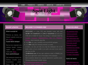 Preview spotlight - FREE HTML CSS JavaScript Template