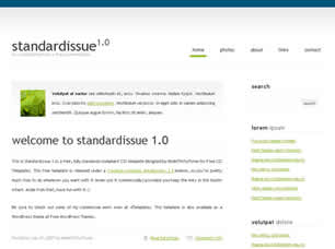 Preview standardissue 1 0 - FREE HTML CSS JavaScript Template