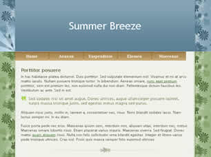 Preview summer breeze - FREE HTML CSS JavaScript Template