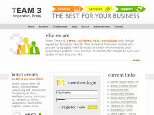 Preview team 3 - FREE HTML CSS JavaScript Template