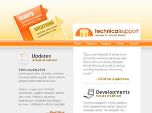 Preview technicalsupport - FREE HTML CSS JavaScript Template