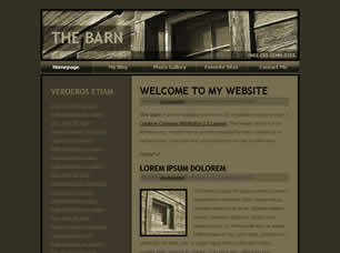 Preview the barn - FREE HTML CSS JavaScript Template