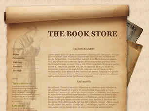 Preview the book store - FREE HTML CSS JavaScript Template