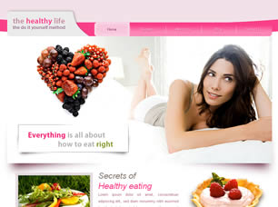 Preview the healthy life - FREE HTML CSS JavaScript Template