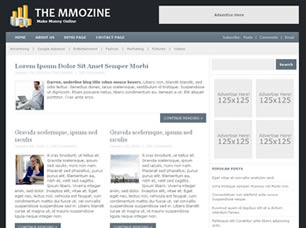 Preview the mmozine - FREE HTML CSS JavaScript Template