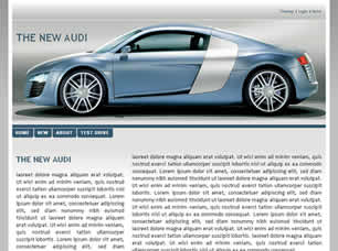 Preview the new audi - FREE HTML CSS JavaScript Template