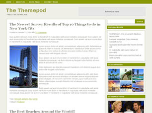 Preview the themepod - FREE HTML CSS JavaScript Template