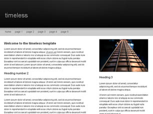 Preview timeless - FREE HTML CSS JavaScript Template