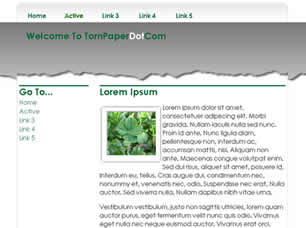 Preview tornpaperdocom - FREE HTML CSS JavaScript Template