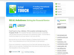 Preview total touch - FREE HTML CSS JavaScript Template