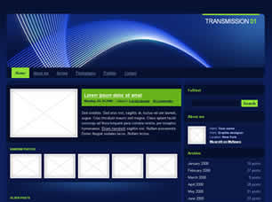 Preview transmission 01 - FREE HTML CSS JavaScript Template