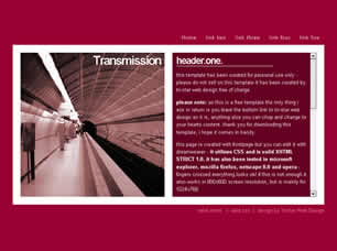 Preview transmission - FREE HTML CSS JavaScript Template