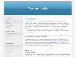 Preview transparentia - FREE HTML CSS JavaScript Template