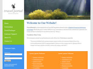 Preview travel portal - FREE HTML CSS JavaScript Template