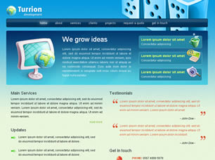 Preview turrion development - FREE HTML CSS JavaScript Template