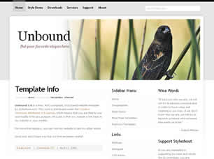 Preview unbound 1 0 - FREE HTML CSS JavaScript Template