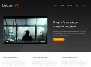 Preview unique aio - FREE HTML CSS JavaScript Template