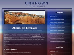 Preview unknown - FREE HTML CSS JavaScript Template