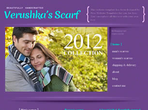 Preview verushkas scarf - FREE HTML CSS JavaScript Template