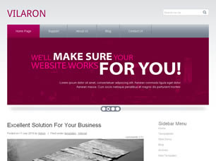 Preview vilaron - FREE HTML CSS JavaScript Template