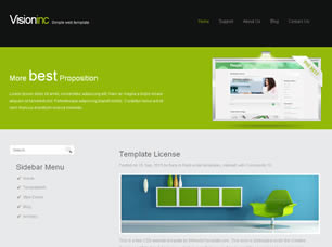 Preview visioninc - FREE HTML CSS JavaScript Template