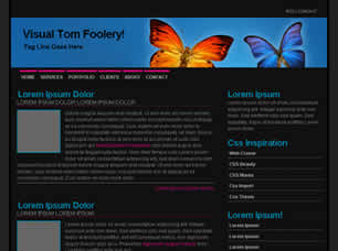 Preview visual tom foolery - FREE HTML CSS JavaScript Template