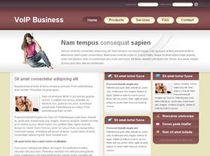 Preview voip business - FREE HTML CSS JavaScript Template