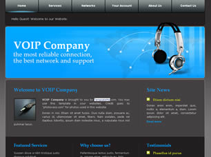 Preview voip company - FREE HTML CSS JavaScript Template