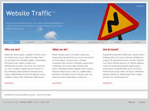 Preview website traffic - FREE HTML CSS JavaScript Template