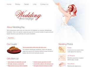 Preview wedding - FREE HTML CSS JavaScript Template