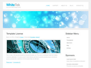 Preview whitetek - FREE HTML CSS JavaScript Template