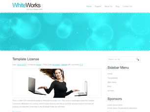 Preview whiteworks - FREE HTML CSS JavaScript Template