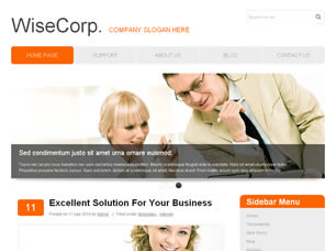 Preview wisecorp - FREE HTML CSS JavaScript Template