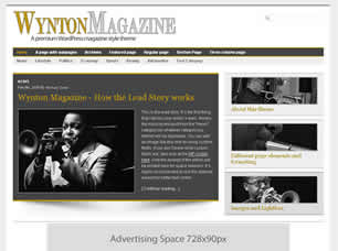 Preview wynton magazine - FREE HTML CSS JavaScript Template