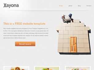 Preview xayona - FREE HTML CSS JavaScript Template