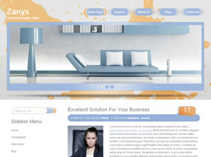 Preview zanyx - FREE HTML CSS JavaScript Template