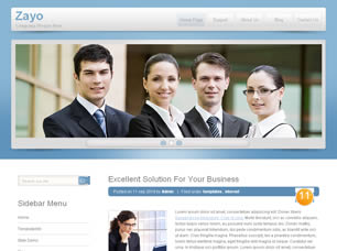 Preview zayo - FREE HTML CSS JavaScript Template