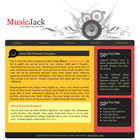 Preview 006 music jack - FREE HTML CSS JavaScript Template