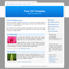 Preview 007 simple blue - FREE HTML CSS JavaScript Template