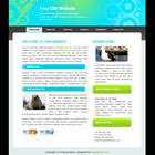 Preview 029 light blue - FREE HTML CSS JavaScript Template