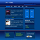 Preview 064 blue media - FREE HTML CSS JavaScript Template